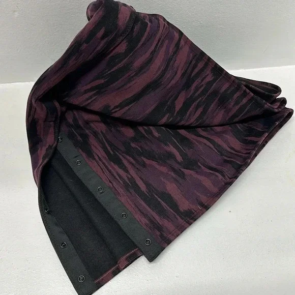 SOLD - lululemon athletica Purple and Black Scarf - Picture 1 of 5
